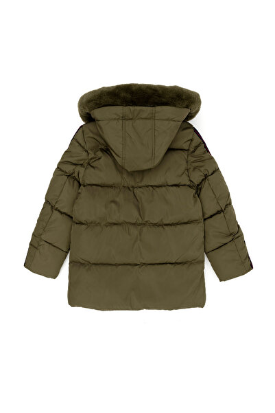 U.S. Polo Assn. Παλτό με κουκούλα για αγόρι χακί 50271503 -VR027