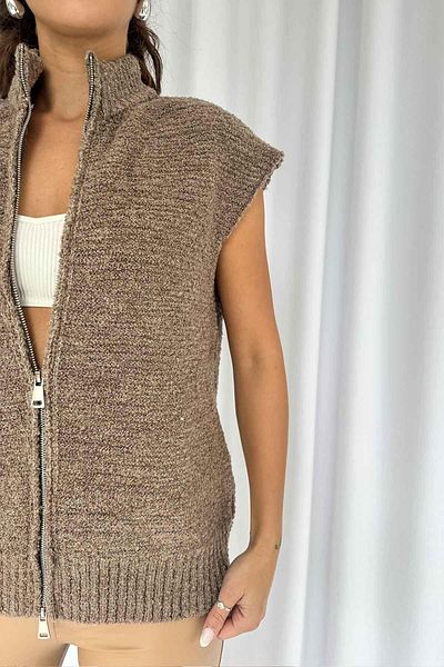 Mine Tan Butik Теди жилетка - норка