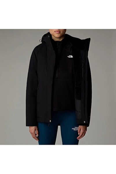 THE NORTH FACE Dámský černý kabát s kapucí Inlux Insulated