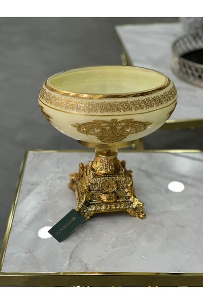 Cosenza El Yapımı İşlemeli Gondol, Avangard Salon Seti, Salon Süs Eşyası