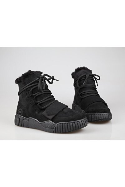 M.P. Mp 242-1876 Black Suede Women's Boots