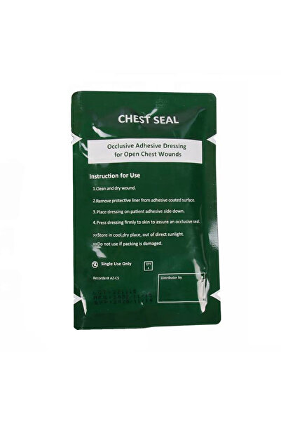 Choice مجموعة واحدة من أدوات حشو الصدر المهواة للصدمات، ضمادة حشو الصدر المسد...