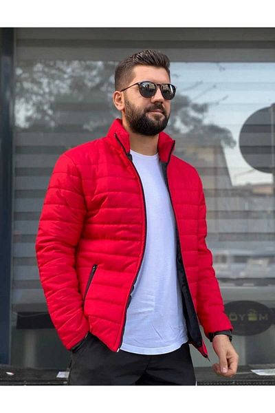 mypagebutik Honormen Men's Lined Coat Jacket Waterproof Waterproof