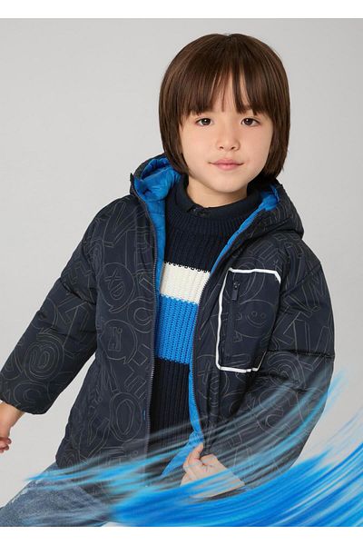 MAYORAL Boy's Reversible Coat