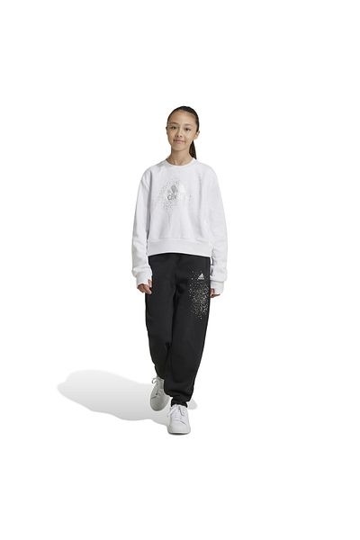 adidas Pantaloni de trening negri pentru copii Jg Glm Iv9430