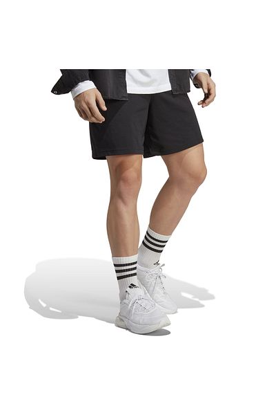 adidas Pánske šortky s čiernym logom Essentials – Ic9375