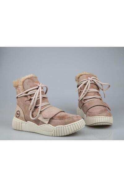 M.P. Mp 242-1876 Beige Suede Women's Boots