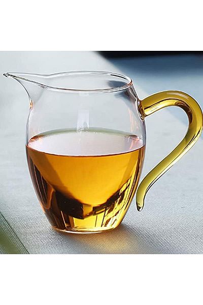 MIBRU Coffee and tea glass server jug 350ml orange