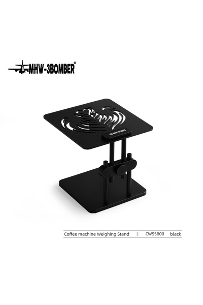 Choice حامل وزن ماكينة القهوة MHW-3BOMBER أسود اللون، مزود بوسادة سيليكون مان...