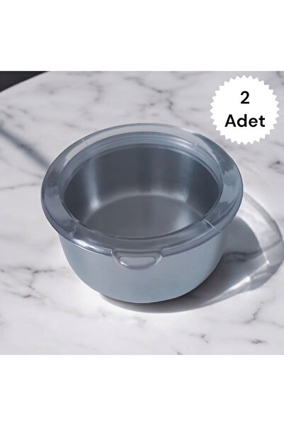 store trend 2 li 304 kalite çelik sızdırmaz Kapaklı 12 cm saklama kabı