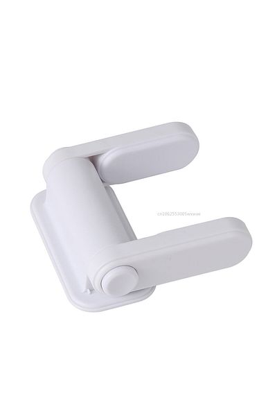 Choice White Double Universal Door Lever Lock Child Baby Safety Lock Rotation Proof Professional Door Adhes