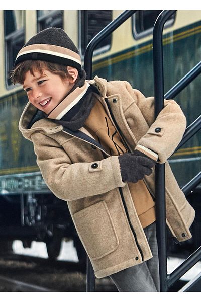 MAYORAL Boy's Stamp Coat