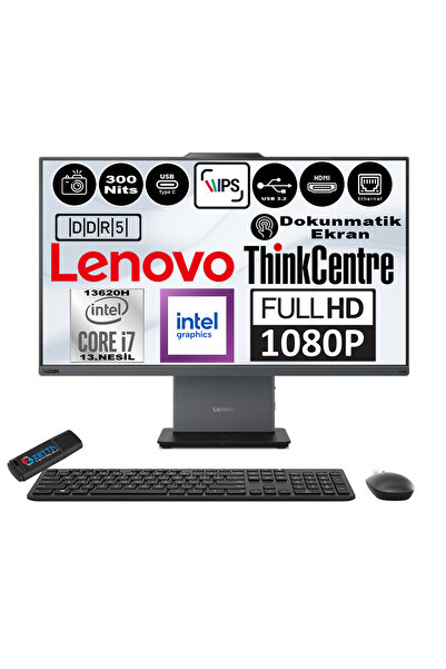 LENOVO Thinkcentre Neo 27 50A I7 13620H 96GB 4tb SSD W11PRO 27" TOUCH Fhd 12S...