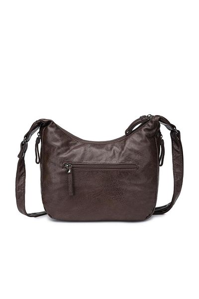 BARCELONA 21K Barcelona 1892 - Geanta de dama din piele spalata 21-K Model Messenger cu curea