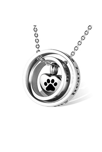 Choice Silver Heart Urn Necklace for Ashes Stainless Steel Cremation Necklace...