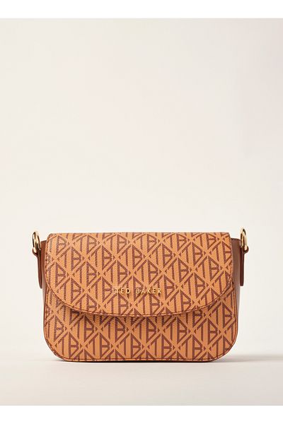 Ted Baker Crossbody kabelka Taba Oblique Monogram Covered Crossbody 240413 -2