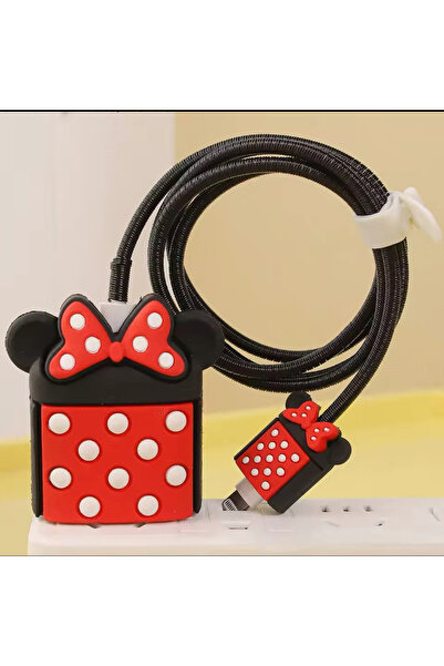 MİMOZA PARK Iphone 18w/20w Uyumlu Şarj Aleti Kılıfı, Şarj Kablosu Örme Aparatı, Toparlayıcı, Kablo Koruyucu