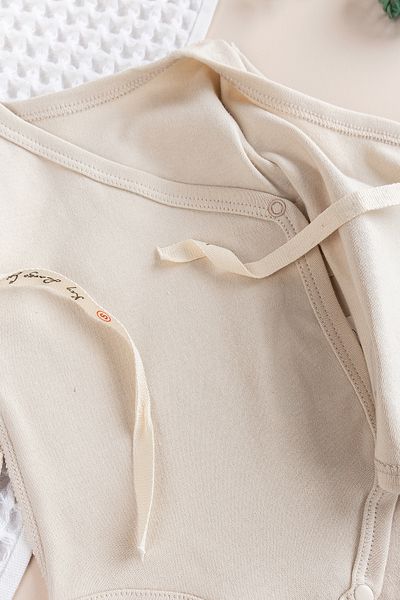 Babymod Reverse Stitched Newborn Double Breasted Snap Fastener Bodysuit