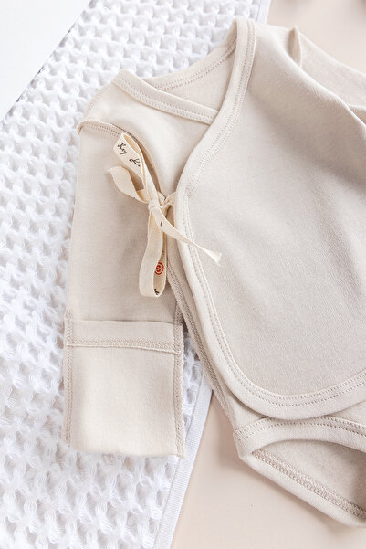 Babymod Reverse Stitched Newborn Double Breasted Snap Fastener Bodysuit