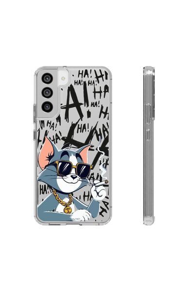 izzytech حافظة هاتف متينة بنمط حافظة هاتف مطبوعة شفافة لهاتف سامسونج A23