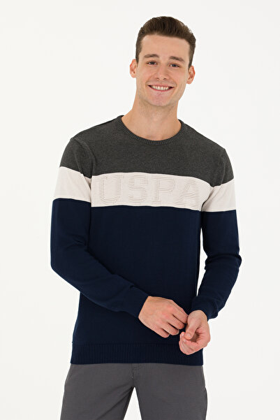 U.S. Polo Assn. سترة زرقاء داكنة للرجال 50272119 -VR033