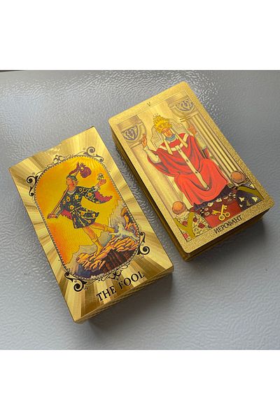Choice A495 Russian Golden Tarot Cards For Work With Guide Book Prophecy Oracle Divination Deck Fortune Tel