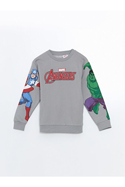 LC Waikiki Crew Neck Hulk Printed Boys' Sweatshirt