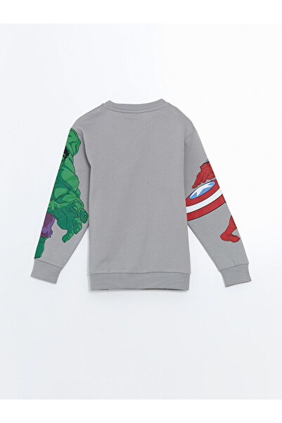 LC Waikiki Crew Neck Hulk Printed Boys' Sweatshirt