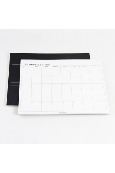 Choice مخطط شهري لعام 2023، دفتر ملاحظات قابل للتمزيق، مقاس B5، 60 ورقة، دفتر...