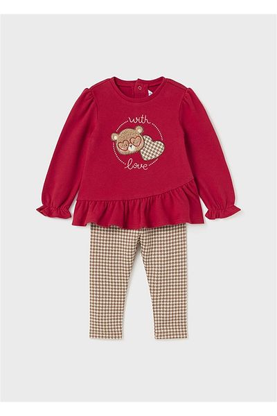MAYORAL Baby Girl Teddy Bear Tights Set