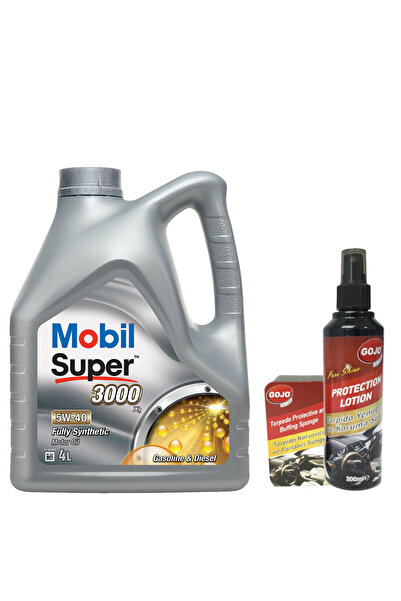 Mobil Super 3000 X1 5W40 Motor Yağı 4 L ÜT:2025