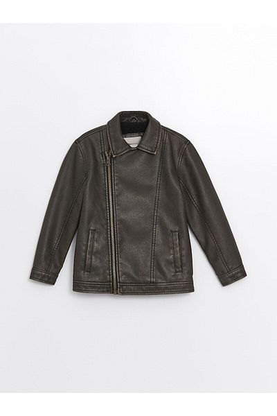 LC Waikiki Lcw Kids Leather Look Boy Jacket