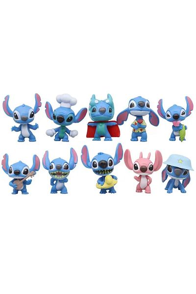 Choice 5-6cm 5cm 10pcs Anime Figures Stitch Doll Cartoon Stitch Toys Ornaments Micro Landscape Cake Decorat