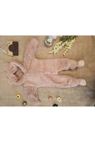 BENİZ BEBE Beniz Bebe from Cotton Palace Welsoft Lamb Fabric 1-3 Years Old Baby Jumpsuit