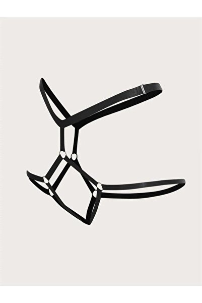 Maly Love Kadın Siyah Harness Model Külot