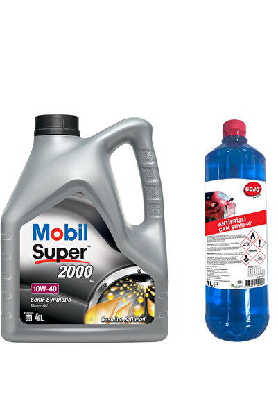 Mobil Super 2000 X1 10W40 Motor Yağı 4 L ÜT:2025