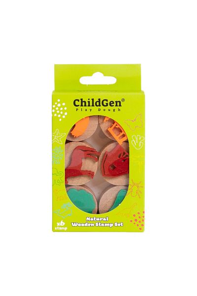 ChildGen Wooden Stamp Farm Set (6 Pieces Stamp)