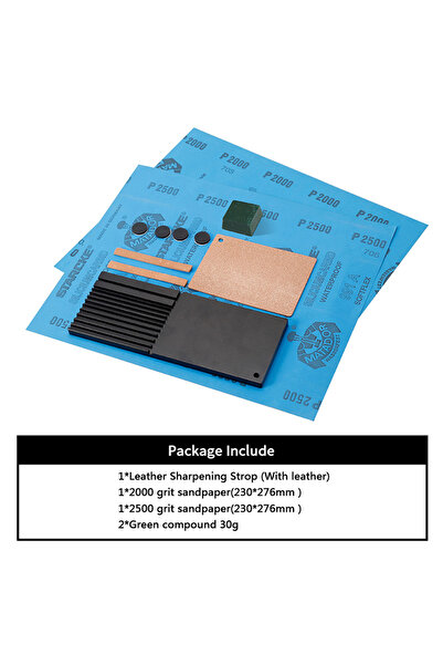 Choice مجموعة شحذ متعددة الوظائف من WUTA لشحذ حواف الجلد، أداة شحذ وتلميع