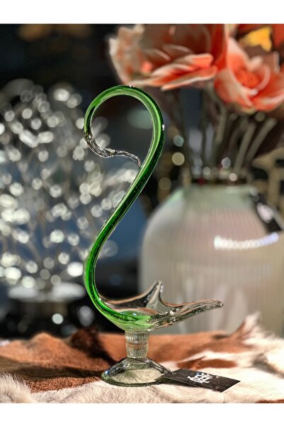 OBJE YEŞİL FAS ÜFLEME CAM ŞEKERLİK