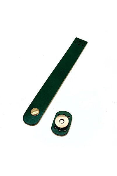 angel çanta aksesuar Zeleni Real Koža Flat Torba - 18x2.3 cm, svetlozlatni me...