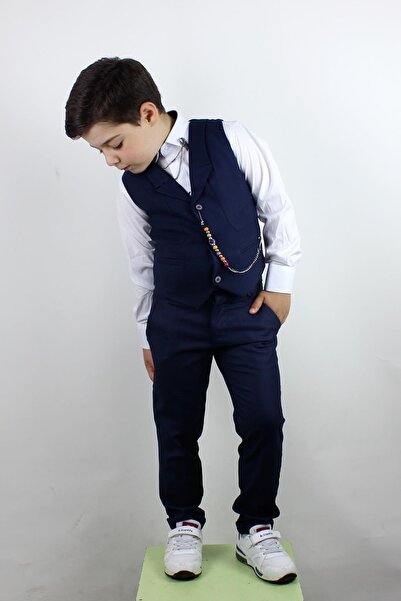 Doctor junior Хлопчачий костюм з жилетом і штанами