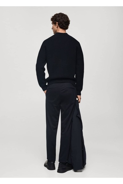 MANGO Man Coolmax ® Atmungsaktiver Pullover aus Wollmischung