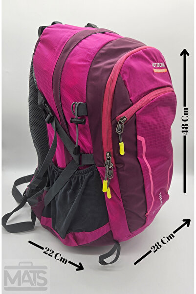 MATS ÇANTA Mats Jetboil Unisex 40 Litre Paraşüt Kumaş Fuşya Trekking Sırt Çan...