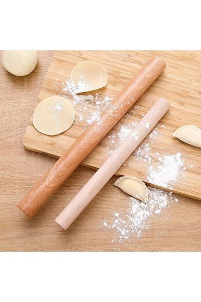 Choice 2024 New Beech Solid Wood Household Dumpling Skin Mini Rolling Pins Pin Stick Dough Baking Tool G...