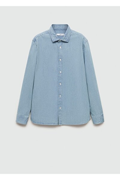 MANGO Man Normal Kesim Denim Gömlek