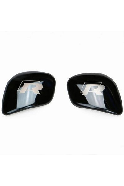 Choice Black 1pcs Stainless Steel Shift Handle Gear Side Cover R Logo For Vw Volkswagen Golf 6 7 R Gti Pass