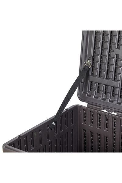 Living Accents Sturdy Home Utility Storage Deck Box with Safety Lid 28 gal