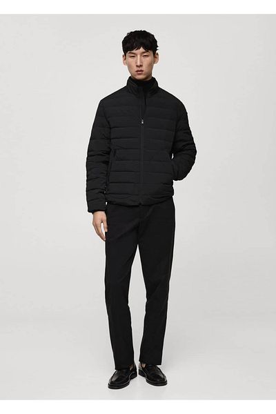 MANGO Man Feather Padded Quilted Jacket