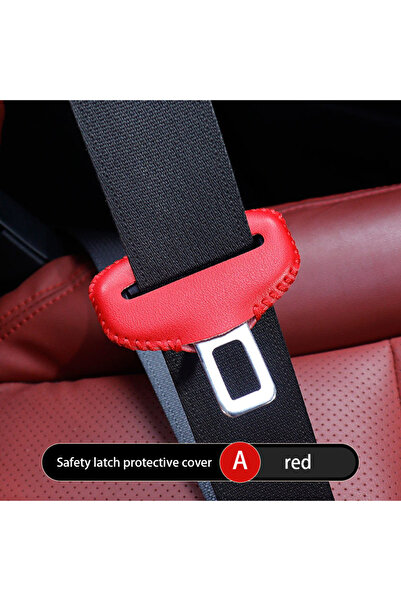 Choice1 A-Red 1PCS Universal Car Seat Belt Buckle Cover Protector Anti-collis...