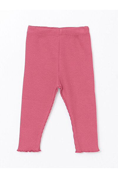 LC Waikiki Ecru Crew Neck Long Sleeve Printed Baby Girl Sweatshirt and Leggings Set of 2